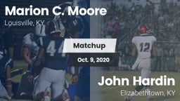 Matchup: Marion C. Moore vs. John Hardin  2020