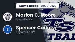 Recap: Marion C. Moore  vs. Spencer County  2020