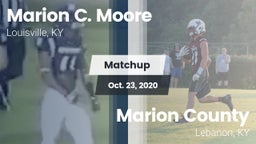Matchup: Marion C. Moore vs. Marion County  2020
