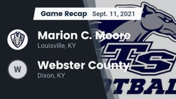 Recap: Marion C. Moore  vs. Webster County  2021