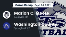 Recap: Marion C. Moore  vs. Washington County  2021