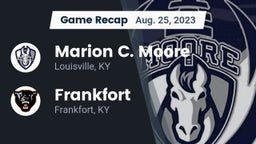 Recap: Marion C. Moore  vs. Frankfort  2023