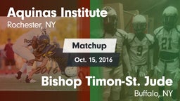 Matchup: Aquinas Institute vs. Bishop Timon-St. Jude  2016