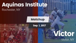 Matchup: Aquinas Institute vs. Victor  2017
