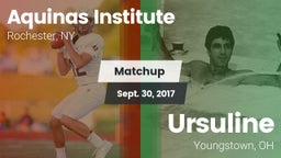 Matchup: Aquinas Institute vs. Ursuline  2017