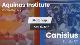 Matchup: Aquinas Institute vs. Canisius  2017