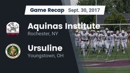 Recap: Aquinas Institute  vs. Ursuline  2017