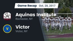 Recap: Aquinas Institute  vs. Victor  2017