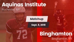 Matchup: Aquinas Institute vs. Binghamton  2018