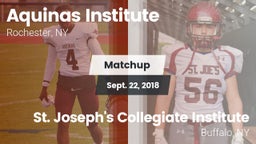 Matchup: Aquinas Institute vs. St. Joseph's Collegiate Institute 2018