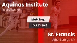 Matchup: Aquinas Institute vs. St. Francis  2018