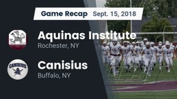 Recap: Aquinas Institute  vs. Canisius  2018