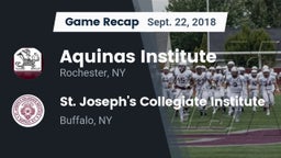 Recap: Aquinas Institute  vs. St. Joseph's Collegiate Institute 2018