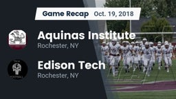 Recap: Aquinas Institute  vs. Edison Tech  2018