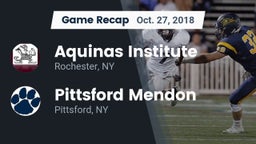 Recap: Aquinas Institute  vs. Pittsford Mendon 2018