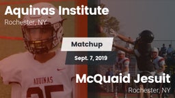 Matchup: Aquinas Institute vs. McQuaid Jesuit  2019