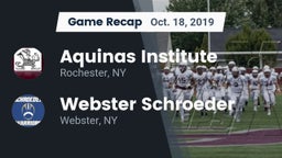 Recap: Aquinas Institute  vs. Webster Schroeder  2019