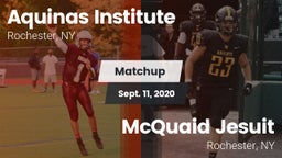Matchup: Aquinas Institute vs. McQuaid Jesuit  2020