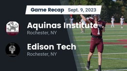 Recap: Aquinas Institute  vs. Edison Tech  2023