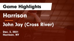 Harrison  vs John Jay  (Cross River) Game Highlights - Dec. 3, 2021