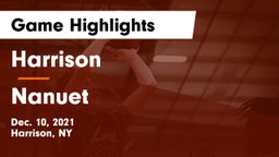 Harrison  vs Nanuet  Game Highlights - Dec. 10, 2021