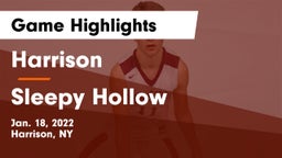 Harrison  vs Sleepy Hollow  Game Highlights - Jan. 18, 2022