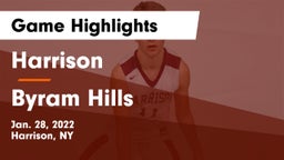 Harrison  vs Byram Hills  Game Highlights - Jan. 28, 2022