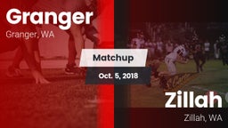 Matchup: Granger vs. Zillah  2018