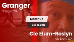 Matchup: Granger vs. Cle Elum-Roslyn  2018