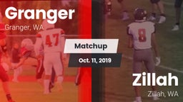Matchup: Granger vs. Zillah  2019
