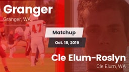 Matchup: Granger vs. Cle Elum-Roslyn  2019