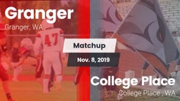 Matchup: Granger vs. College Place   2019