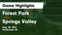 Forest Park  vs Springs Valley  Game Highlights - Aug. 28, 2021