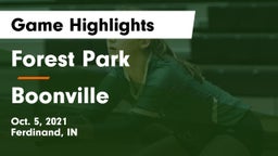 Forest Park  vs Boonville  Game Highlights - Oct. 5, 2021