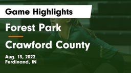 Forest Park  vs Crawford County  Game Highlights - Aug. 13, 2022