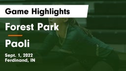 Forest Park  vs Paoli  Game Highlights - Sept. 1, 2022