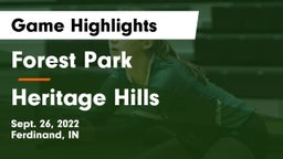 Forest Park  vs Heritage Hills  Game Highlights - Sept. 26, 2022