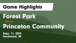 Forest Park  vs Princeton Community  Game Highlights - Sept. 11, 2023