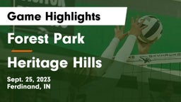 Forest Park  vs Heritage Hills  Game Highlights - Sept. 25, 2023