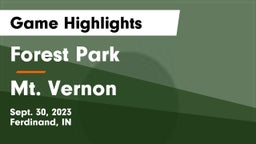 Forest Park  vs Mt. Vernon  Game Highlights - Sept. 30, 2023