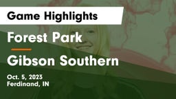 Forest Park  vs Gibson Southern  Game Highlights - Oct. 5, 2023