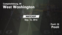 Matchup: West Washington vs. Paoli  2016