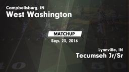 Matchup: West Washington vs. Tecumseh Jr/Sr  2016