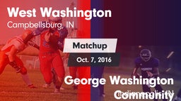 Matchup: West Washington vs. George Washington Community  2016