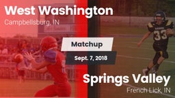 Matchup: West Washington vs. Springs Valley  2018