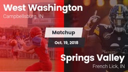 Matchup: West Washington vs. Springs Valley  2018
