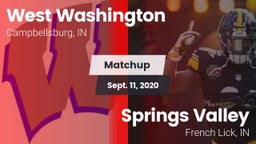 Matchup: West Washington vs. Springs Valley  2020