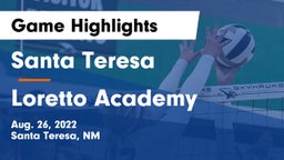 Santa Teresa  vs Loretto Academy Game Highlights - Aug. 26, 2022