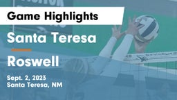 Santa Teresa  vs Roswell  Game Highlights - Sept. 2, 2023