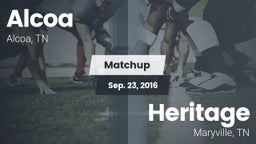 Matchup: Alcoa vs. Heritage  2016